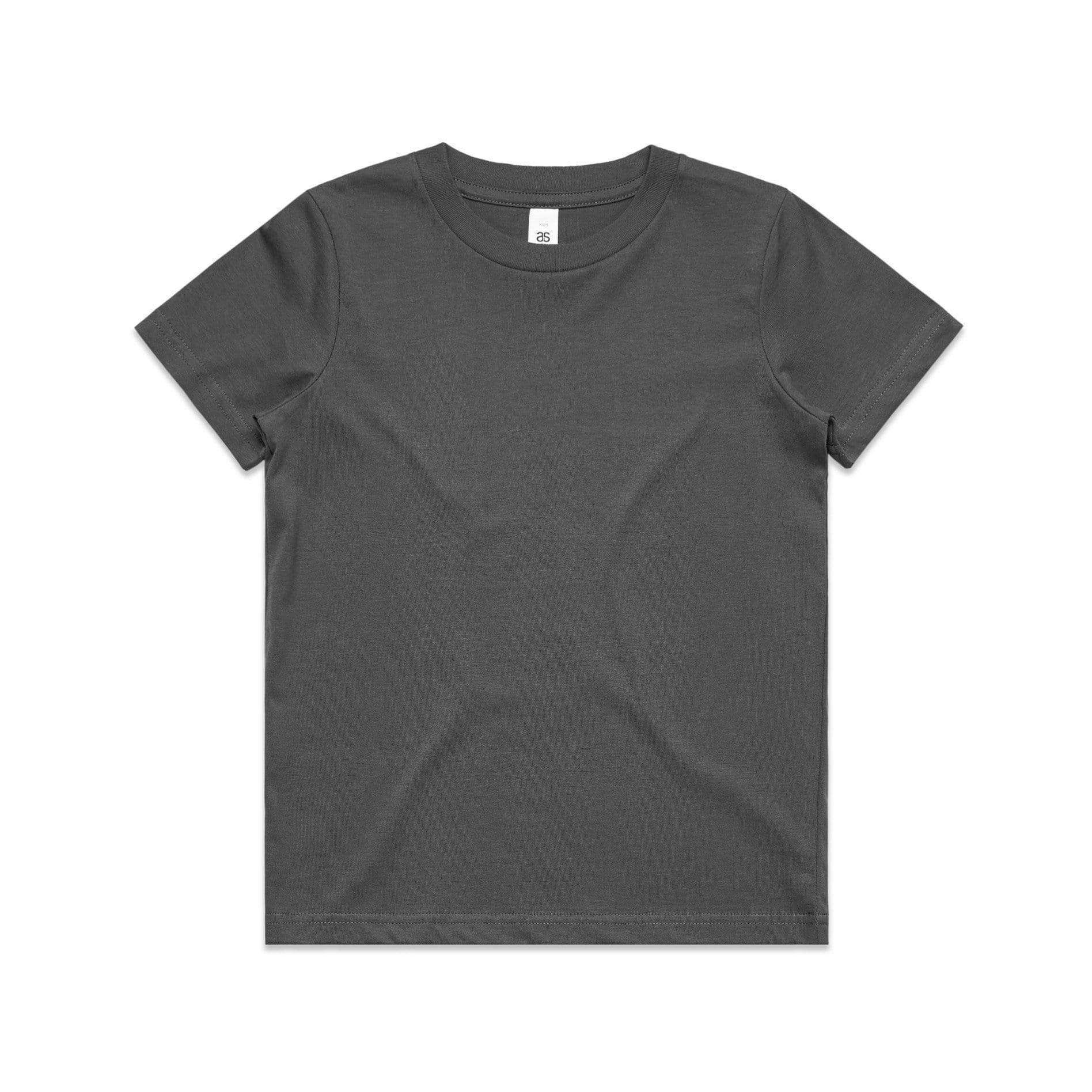 As Colour Youth tee 3006 Casual Wear As Colour CHARCOAL 8Y 